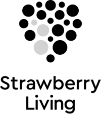 Strawberry living logo